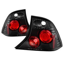 Ford 00-04 Focus 4dr Sedan Black Euro Style Tail Brake Lights Lx Se Zts Ztw S2 Ford 00-04 Focus 4dr Sedan Black Euro Style Tail Brake Lights Lx Se Zts Ztw S2