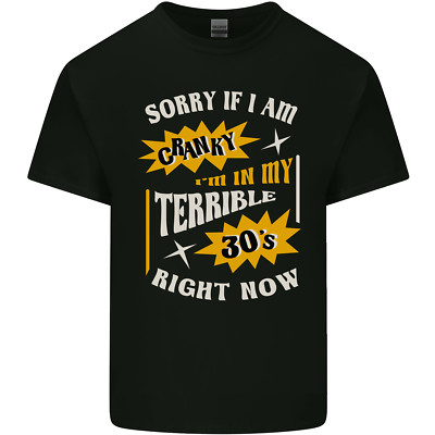 Terrible 30s Funny 30 Year Old Birthday Kids T-Shirt Childrens