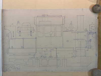 LOCOMOTIVE DRAWING#2　Reading Company A5a  0-4-0 SWITCHER 7 1/4'' gauge　１８ sheets