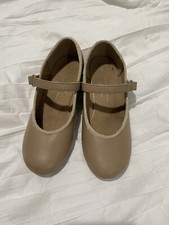 American Ballet Theatre ABT Spotlights Tap Shoes Nude Size 9.5 Girls