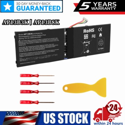 Battery for Acer Aspire V5-572P V5-573 V5-573G V5-573P R7-571 AP13B3K AP13B8K