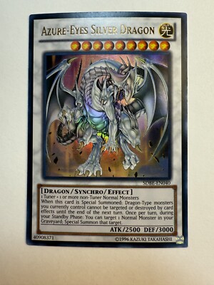 Yu-Gi-Oh! AZURE-EYES SILVER DRAGON - SDBE-EN040 - 1st Edition NM