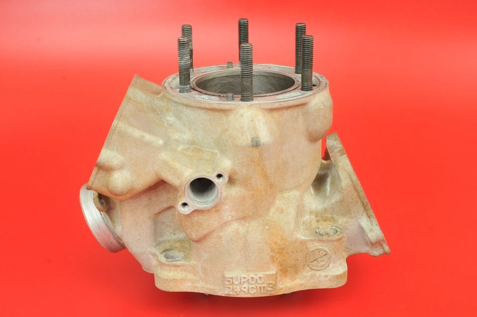 Yamaha YZ250 YZ 250 2003-2015 cilindro pistón jarra barril extremo superior 66,4 mm como nuevo Foto 3 de 4