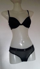 DIESEL SOUTIEN GORGE PUSH UP FR90B-EU75B-UK34B /CULOTTE FR38-EU36-UK34 NOIR