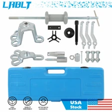 LABLT 17Pcs Slide Hammer Dent Puller Tool Kit Wrench Adapter Axle Bearing Hub