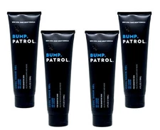 Bump Patrol Cool Shave Gel with Menthol for Sensitive Skin (4 oz) - 4 Pack