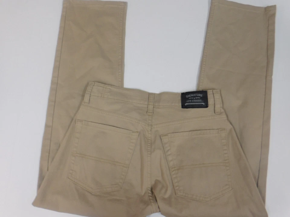 Levis Jeans Niños 14 Beige S67 Atlético Recto 27x27 Denim Foto 4 de 4