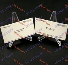 Patrick Bateman & Paul Allen replica American Psycho movie prop Business Cards
