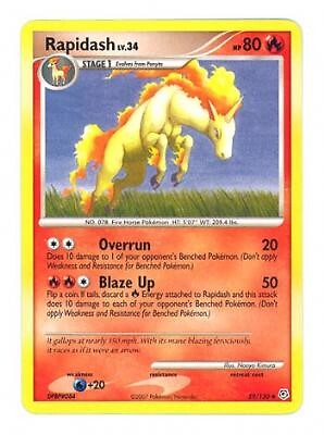Pokemon Diamond & Pearl  59/130 Uncommon Card - Rapidash