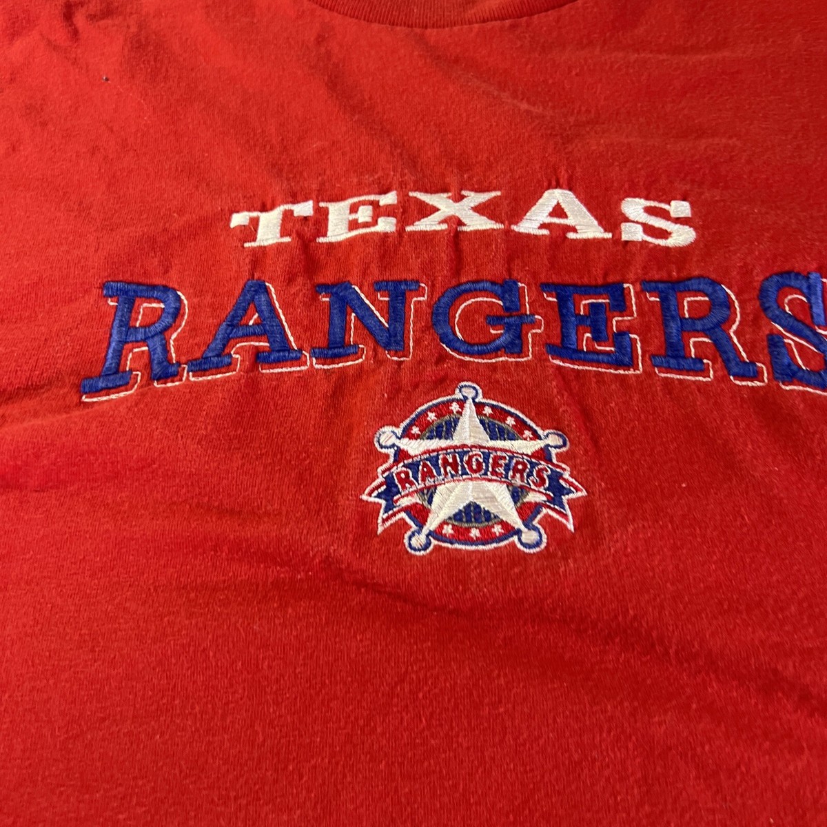 希少 MLB TEXAS RANGERS チームロゴ刺繍 ゲームシャツ Ｌ 希少 MLB TEXAS RANGERS チームロゴ刺繍 ゲームシャツ L - メルカリ