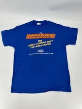Vintage WWF Summer Slam 1988 Wrestling Promo Shirt Size Large WWE RARE Hulk
