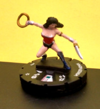 HEROCLIX 2015 WONDER WOMAN 052 JUSTICE LEAGUE TRINITY WAR SUPER RARE W/CARD