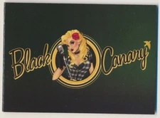 B7 BLACK CANARY 2014 Cryptozoic DC Epic Battles BOMBSHELLS FOLDOUT
