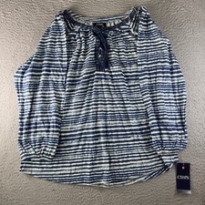 Chaps Tunic Blouse Womens Size M