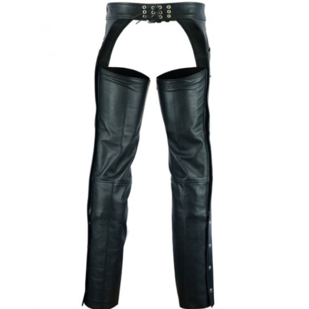Mens Leather Chaps Motorcycle | eBay