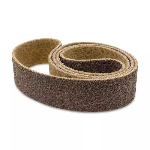 2 X 72 Inch Non Woven Surface Conditioning Sanding Belts - Brown Coarse - 3 PACK