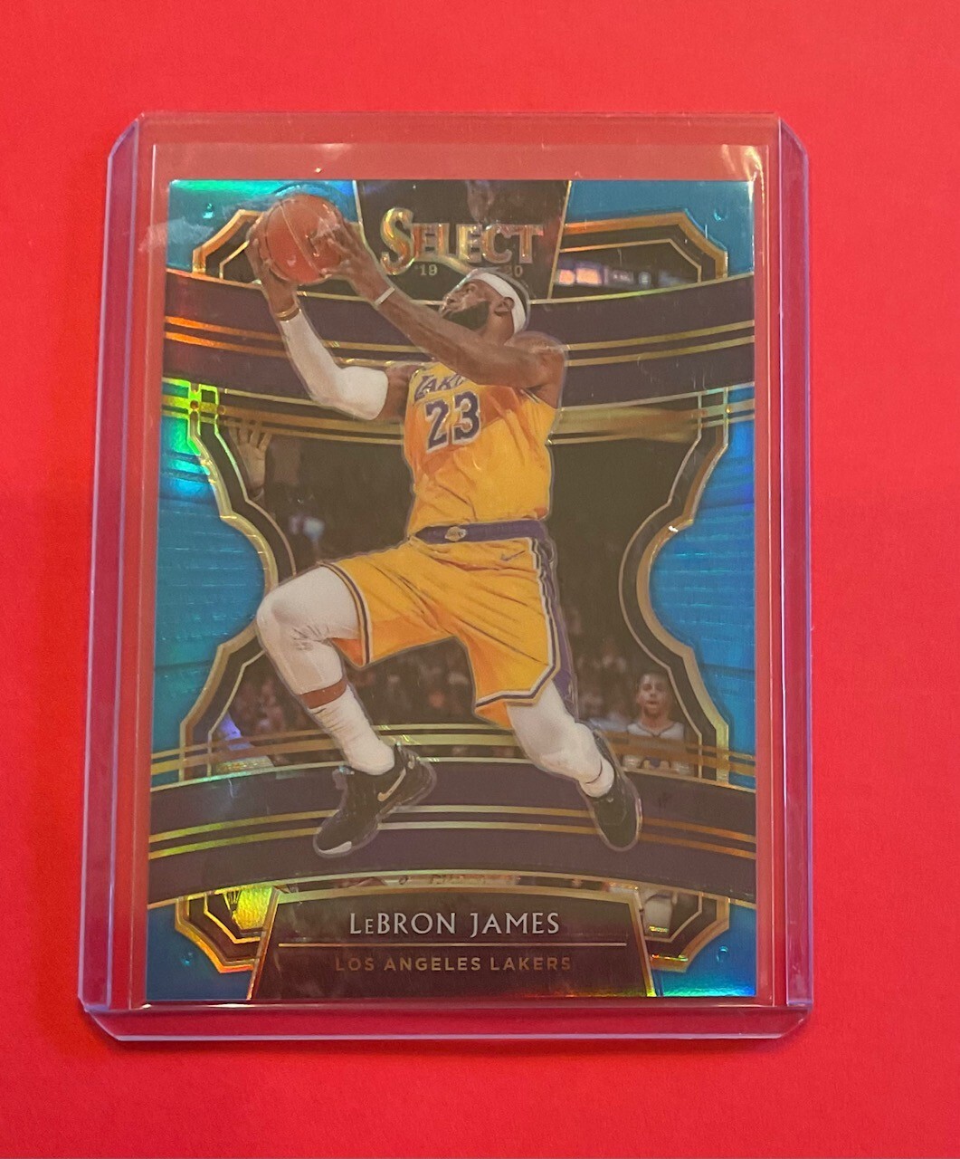 2019-20 Panini Select - Concourse Blue Prizm #47 LeBron James /299