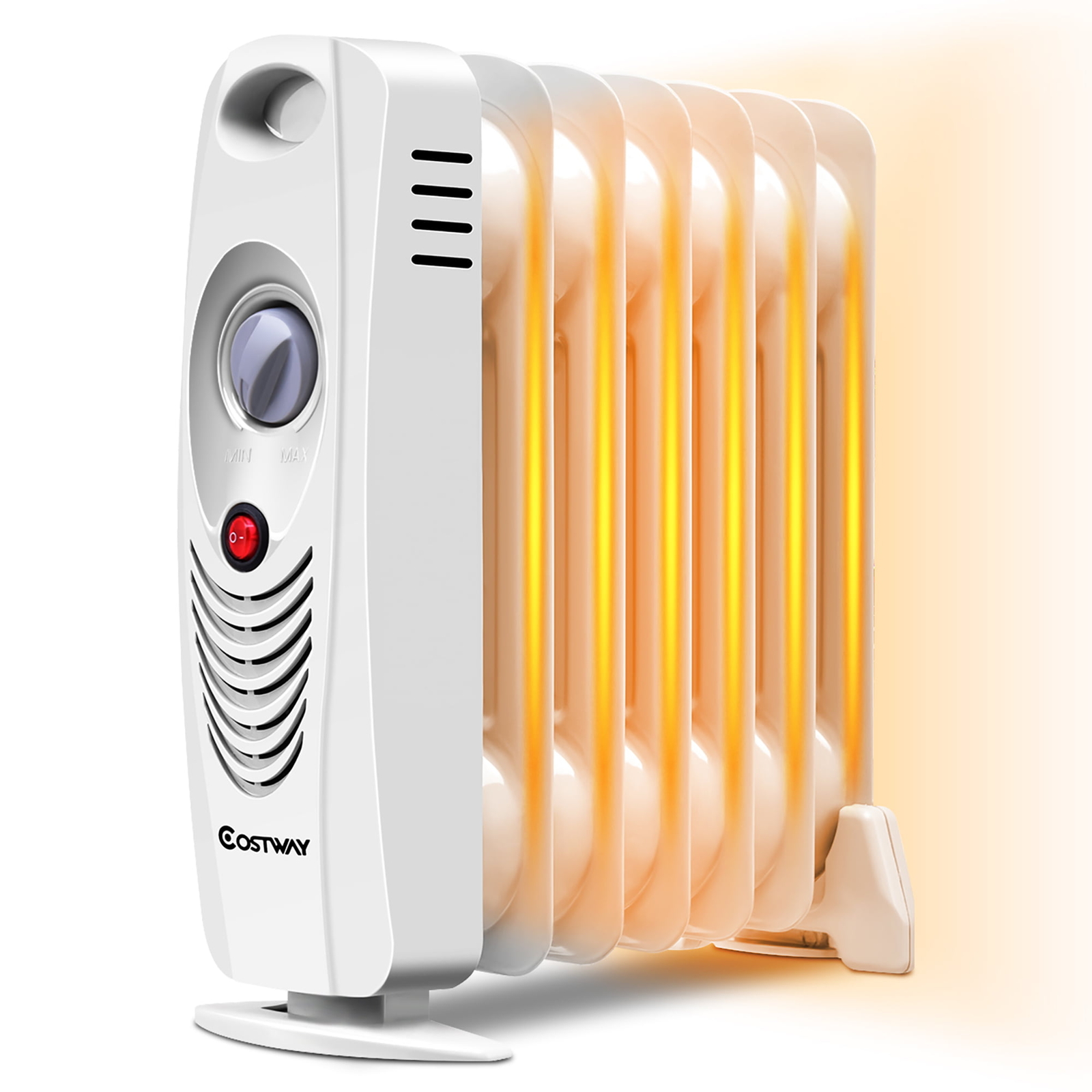 700 W Portable Mini Electric Oil Filled Radiator Heater 7-Fin Thermostat  Home | eBay