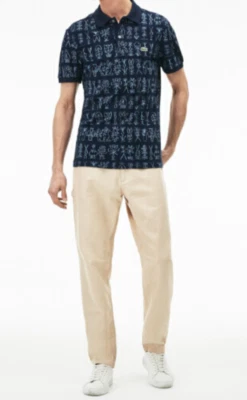 Pantalon Lacoste Homme Coton Beige T.50 NEUF+ETIQUETTE - Photo 1/3