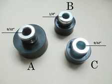 Sewing machine MOTOR DRIVE / FRICTION PULLEY for SHAFT Diameter 1/4" or 9/32" 