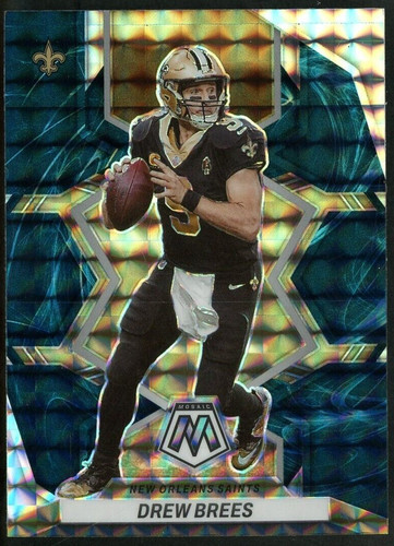 2022 Mosaic Genesis #144 Drew Brees Saints SSP CASE HIT