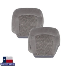 2000 2001 2002 For Chevy Tahoe Suburban Front Lower Bottom Gray Cloth Seat Cover