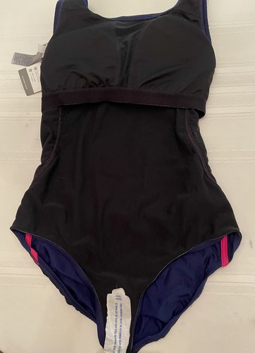 Women’s Swimsuit Champion One Piece Power Core Performance XL (16-18) Navy/Pink - Picture 8 of 12