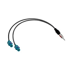 Splitter Cable DIN Male to Dual Fakra Z Male Car Radio Antenna Splitter Cable...