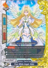 Bushiroad Future Card Buddyfight Pure White Angel, Eden S-BT02A-UB04/0028EN R