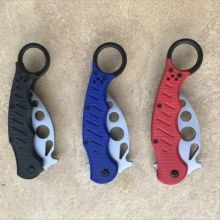 HQ Training Knife Karambit Carbon Steel Blade Plastic Non-slip Handle Trainer - Image 4 of 4