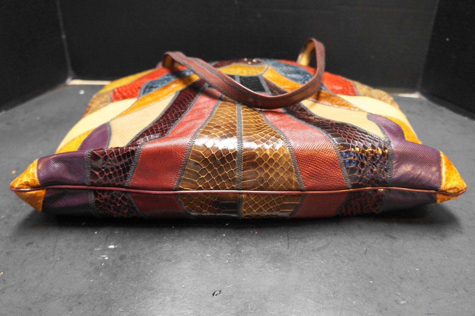 Original by Caprice Snakeskin Patchwork Tote Bag … - image 6