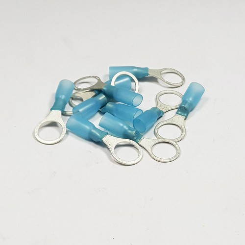Heat Shrink Ring Terminals Heatshrink Connector Crimp Terminal Red Blue Yellow - Picture 9 of 29