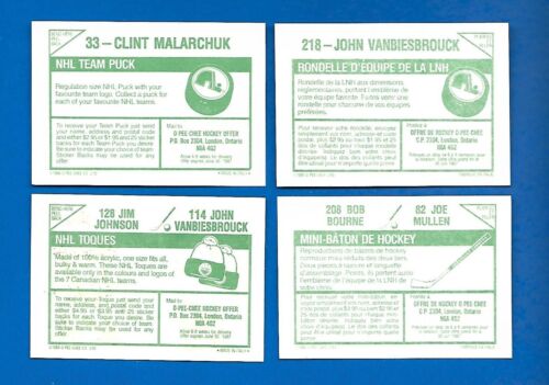 1986-87 OPC 86-87 O PEE CHEE NHL HOCKEY STICKER 1-253 SEE LIST - Picture 97 of 207