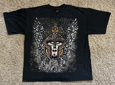 VINTAGE RED APE JEANS COMPANY MADE IN USA GRAPHIC T-SHIRT 2XL RARE Faded Black