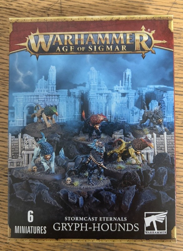 Games Workshop Stormcast Eternals Gryph-Hounds Age of Sigmar Citadel Miniatures