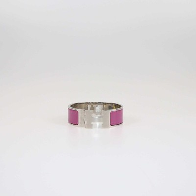 Hermes Rose Azalee Clic Clac H Bracelet PM