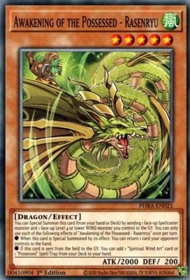 Awakening of the Possessed - Rasenryu - PHRA-EN021 - Common - 1st Edition - Near
