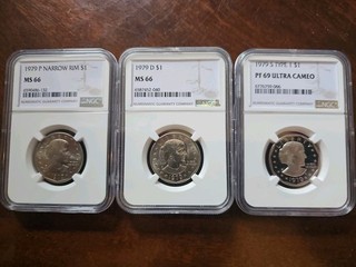 1979 Susan B Anthony Dollar Mixed Lot NGC