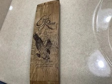 Bar Decor Eagle Rare 12 Year Whiskey Barrel Wall Art *Super Cool Eagle*
