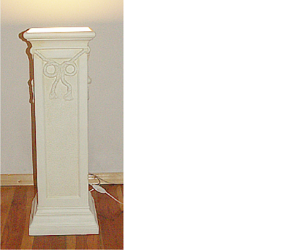 SäUlenlampe SäUle Lampe Steh Leuchte Skulptur Stand Leuchten Figur Skulpturen-image
