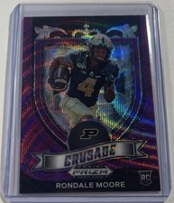 2021 Prizm Draft Picks Crusade Purple Wave Prizm RC Rondale Moore #171