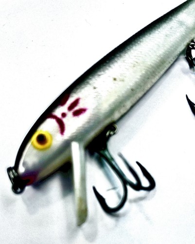 Vintage (3) Cotton Cordell Red Fin Lures Great Condition Shad, Gold & Silver - Picture 4 of 10