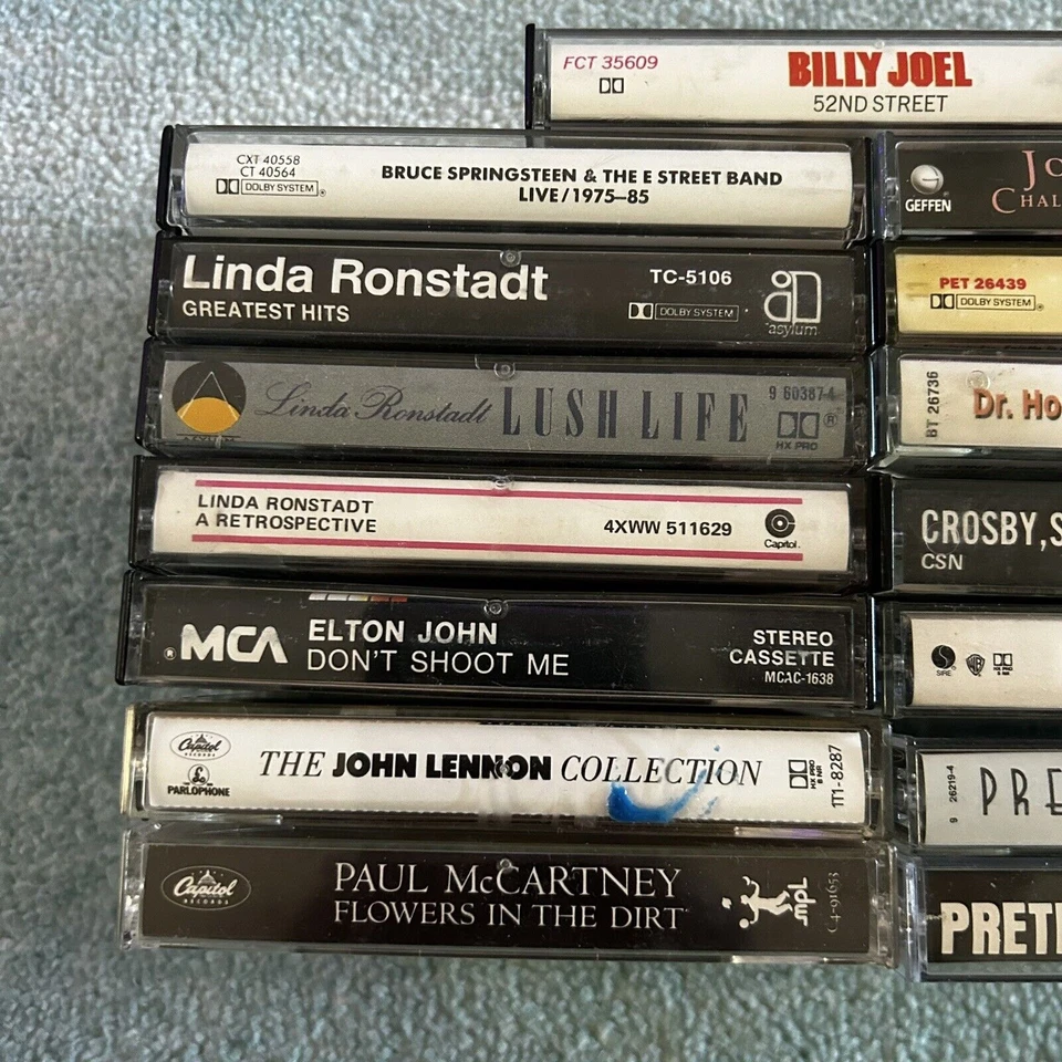 Cassette Tape Lot Billy Joel Elton John Paul McCartney Crosby Stolls Nash Joni - Image 3 of 4