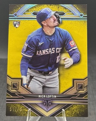 2024 Topps Triple Threads Citrine Parallel #130 Nick Loftin Rookie RC /75 Royals