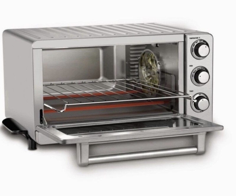 Cuisinart TOB-60N Classic Toaster Oven Broiler Brushed Stainless Steel 1800W