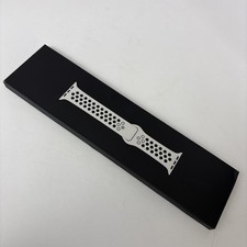 NEW Nike 44mm Sport Band White for Apple Watch Nike