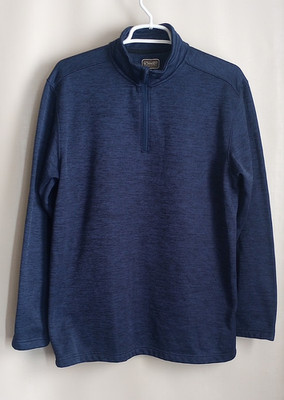 C.E. Schmidt Workwear 1/4 Zip Pullover Men's Size med Blue