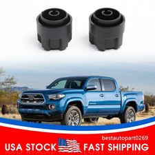 Black Abs Volume Stereo Knob Switch 2pcs Replacement Parts For Toyota Tacoma 16 Black Abs Volume Stereo Knob Switch 2pcs Replacement Parts For Toyota Tacoma 16