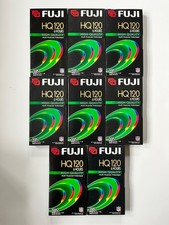 New Blank VHS Tapes - Eight FUJI HQ120 Lot of 8