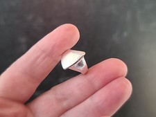 925 Sterling Silver Statement Ring Size US 5 Vintage